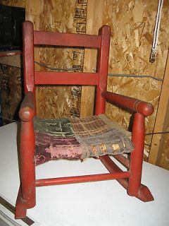 Antique Childs Rocking Chair, Good Cond. for the age, original paint