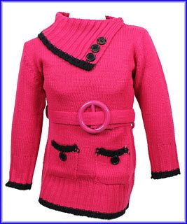 new girls chillipop tunic jumper dress choice 4 colours 3