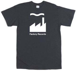Factory T Shirt 10 Colours Screenprinted New Order Joy Division Happy 