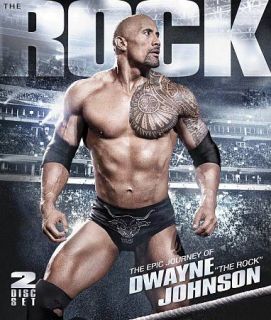 WWE The Epic Journey of Dwayne The Rock Johnson Blu ray Disc, 2012, 2 