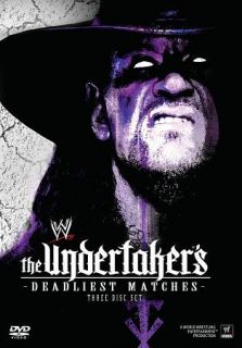 WWE The Undertakers Deadliest Matches DVD, 2010, 3 Disc Set