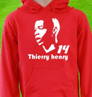 thierry henry ex arsenal football legend hoodie fl151 more options