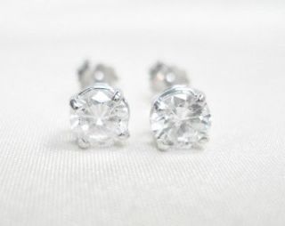 diamond stud earrings in Vintage & Antique Jewelry
