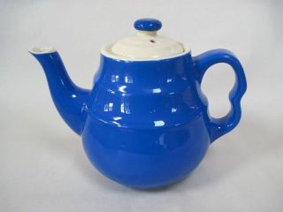 Universal Potteries Oxford Kitchen Ware Marine Blue 4 Cup Teapot