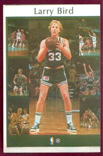 Starline Larry Bird Mini Promo Poster (B) Boston Celtics 1990s