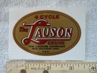 tecumseh lauson early style decal tlc rsc oval  8 40 buy 