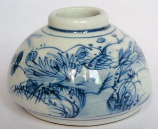   rare Blue and white porcelain Snuff cans painted Chinese landscape
