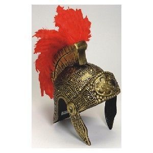 roman warrior fighting soldier costume helmet feather
