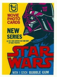 STAR WARS 1977 Wax Pack Retro Vintage HQ Fridge Magnet S/H FREE 