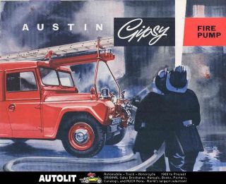 1962 austin gipsy fire truck sales brochure 