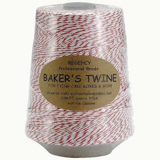 2300 feet of regency baker s twine red and white  7 98 0 
