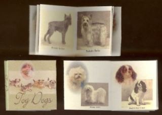 dollhouse miniature book toy dogs 1 12 th scale from