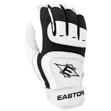 easton sv12 pro medium black adult leather batting gloves new
