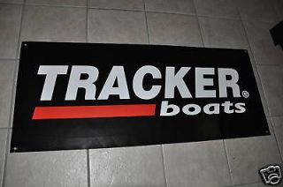 tracker boats banner 47 20 with 2 stickers decal bass  35 