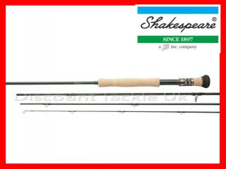 SHAKESPEARE TRION XT 3 & 4 PIECE FLY RODS 7FT   10FT WITH HARD TRAVEL 
