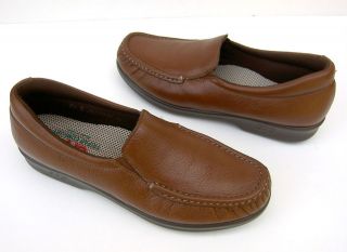   Twin Loafers 8.5 N Caramel Brown Tripad Comfort Shoes USA Excellent