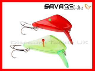 SAVAGE GEAR LIP SCULL UV PACK OF 2 FOR 4PLAY SOFT LURES CHOOSE SIZE S 