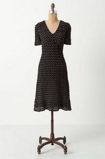 New NIP Turner Dress ANTHROPOLOGIE by Anna Sui Old Hollywood Black Sz 
