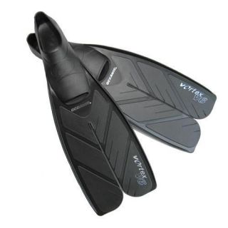 New Oceanic V6 Full Foot Snorkeling & Scuba Fins   Black   All Sizes 