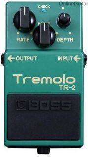   TREM MOD BOSS TR 2 TREMOLO EFFECTS PEDAL w/ FREE CABLE 0$ US SHIP