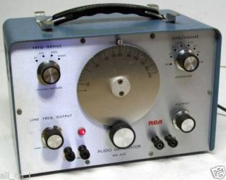 rca wa 44c 20hz 2mhz audio generator 