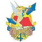 disney tinker bell independence day july 4th le250 pin enlarge