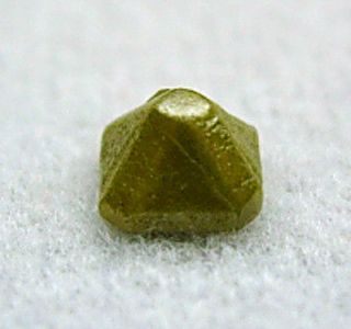   Amazing Lime GREEN Natural Sawn ROUGH DIAMONDS Octahedrons Gem