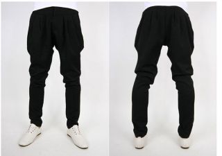 Fashion Mens Casual Pants Slim Half Trousers Slacks Baggy Harem NEW 4 