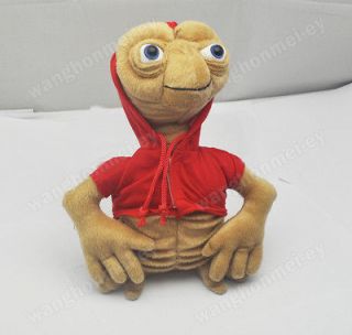 new Rare ET w/red coat Extra Terrestrial Film 11 Soft Plush Toy Doll