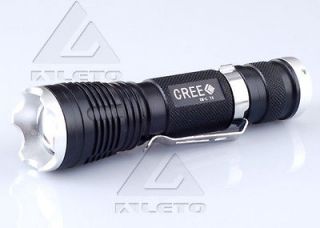 1600 Lumen Zoomable CREE XM L T6 LED 18650 Flashlight Torch Zoom Lamp 
