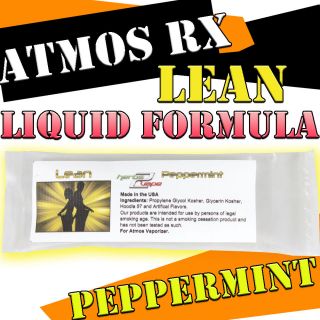   Rx Liquid Natural Herbal Formula   Lean Flavor for AtmosRX Vaporizer