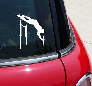 POLE VAULT VAULTING TRACK OLYMPIC POLES GRAPHIC DECAL STICKER VINYL 