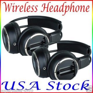   Headphones For In Dash Car Headrest CD VCD DVD Players Local Ship