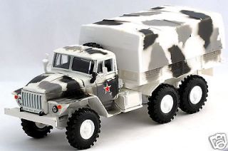   russian military truck URAL 4320 with tent winter camouflage NIB