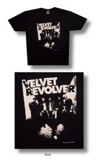 new authentic velvet revolver band mens tee shirt in black