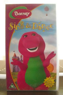 barney sing and dance vhs video 2002  2 01  