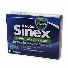 Vicks Nyquil Sinex Nighttime Sinus Relief & Daytime Sinus Relief  Free 