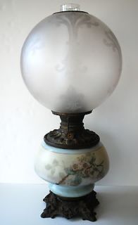 antique victorian consolidated gwtw kerosene lamp 1890s 
