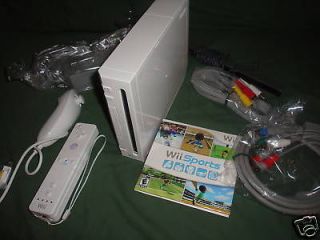 Wii System Console System + Wii Sports 5 Games + HDTV Cable +Remote 