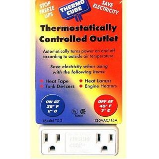 FARM INNOVATORS THERMO CUBE THERMOSTSTICALLY CONTROLLED POWER OUTLET 