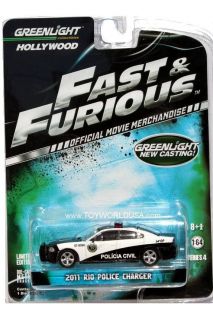 Greenlight Hollywood Fast and Furious 2011 Rio Police Dodge Charger