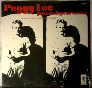 Peggy Lee   You Can Depend On Me   1981   SEALED   Vinyl   LP