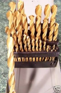 29pc titanium drill bit set with case new up to