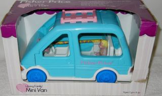 Fisher Price Loving Family Mini Van Age 3+ Doors & Hatch Open Seat 