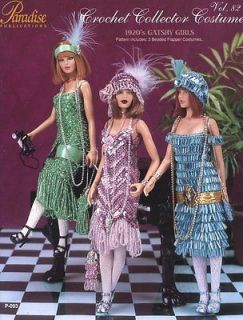   Gatsby Girls Barbie Outfits Paradise Vol 82 Crochet PATTERN (NO DOLL