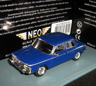 43 neo resin model nsu 1200 c blue 1969