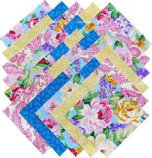 Laura Ashley CHARLBURY 6.5 Fabric Quilting Squares Quilting Treasures