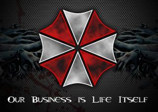 Umbrella Corporation Resident Evil Game Car Bumper Window Sticker 