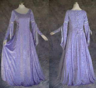 medieval renaissance gown dress costume lotr wedding 2x
