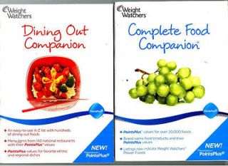 2011 WEIGHT WATCHERS POINTS PLUS COMPLETE FOOD & DINING OUT COMPANION 